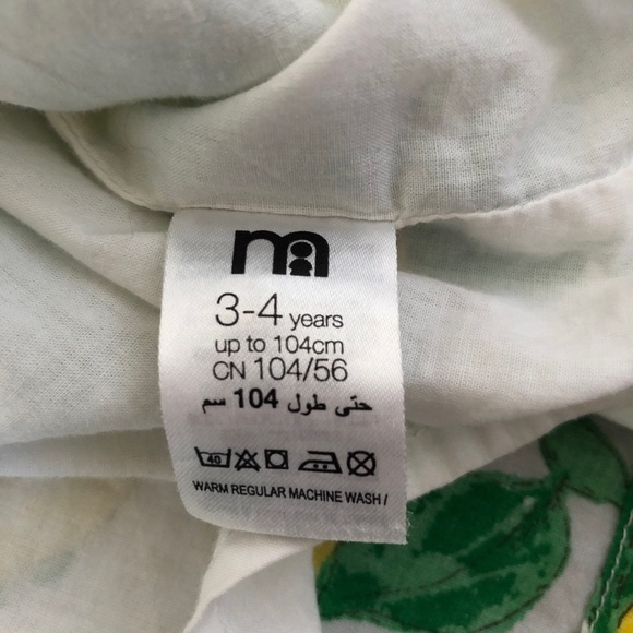 SLEEVELESS cotton lemon dress - Picture 4 of 5